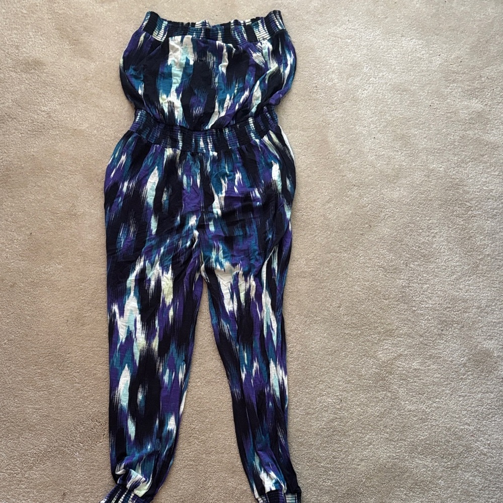 Joe Fresh Women's Multicolor Patterned Jumpsuit